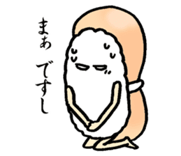 Sushijin5 surf clam,scallop,sweet shrimp sticker #4261765