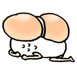 Sushijin5 surf clam,scallop,sweet shrimp sticker #4261768