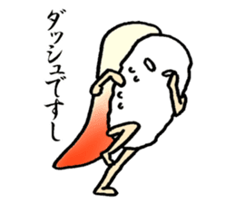 Sushijin5 surf clam,scallop,sweet shrimp sticker #4261781