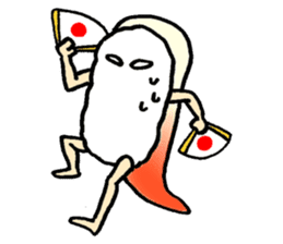 Sushijin5 surf clam,scallop,sweet shrimp sticker #4261782