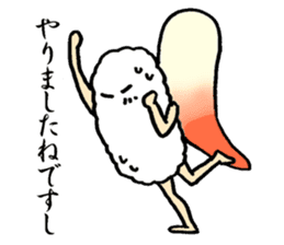 Sushijin5 surf clam,scallop,sweet shrimp sticker #4261783