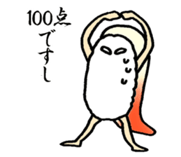 Sushijin5 surf clam,scallop,sweet shrimp sticker #4261786