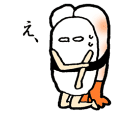 Sushijin5 surf clam,scallop,sweet shrimp sticker #4261788