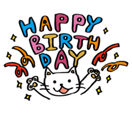 Making happy in combination of character sticker #4261800