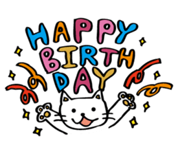 Making happy in combination of character sticker #4261800