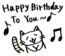 Making happy in combination of character sticker #4261808