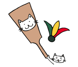 Making happy in combination of character sticker #4261838