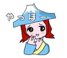 Fujiyama girls' talk sticker #4261880