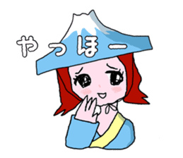 Fujiyama girls' talk sticker #4261880