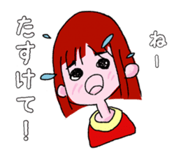 Fujiyama girls' talk sticker #4261913