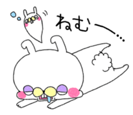 Squirrel and  bear and rabbit and apple sticker #4262593