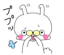 Squirrel and  bear and rabbit and apple sticker #4262594