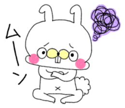 Squirrel and  bear and rabbit and apple sticker #4262595