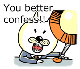 The two cats Interrogation Room sticker #4263763