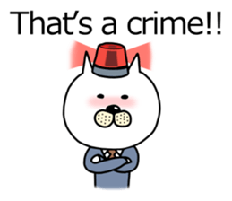 The two cats Interrogation Room sticker #4263764