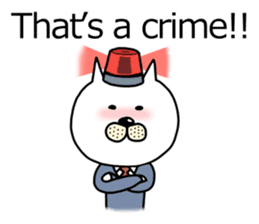 The two cats Interrogation Room sticker #4263764