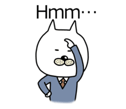 The two cats Interrogation Room sticker #4263765