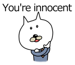 The two cats Interrogation Room sticker #4263768