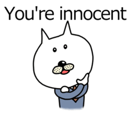 The two cats Interrogation Room sticker #4263768