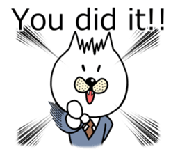 The two cats Interrogation Room sticker #4263770