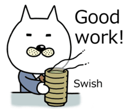 The two cats Interrogation Room sticker #4263772