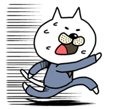 The two cats Interrogation Room sticker #4263773