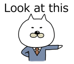 The two cats Interrogation Room sticker #4263774