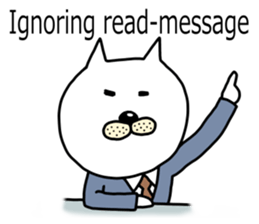 The two cats Interrogation Room sticker #4263776