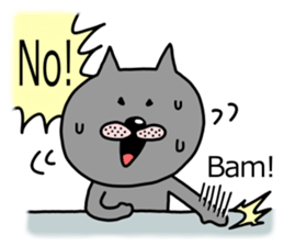 The two cats Interrogation Room sticker #4263781