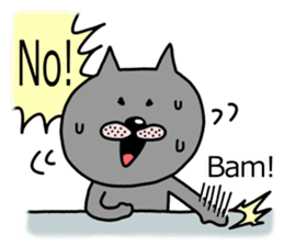 The two cats Interrogation Room sticker #4263781