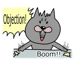 The two cats Interrogation Room sticker #4263782