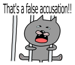 The two cats Interrogation Room sticker #4263784