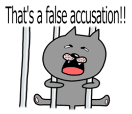 The two cats Interrogation Room sticker #4263784