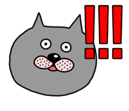 The two cats Interrogation Room sticker #4263791