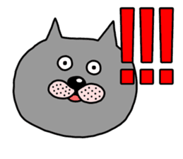 The two cats Interrogation Room sticker #4263791