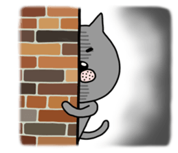 The two cats Interrogation Room sticker #4263793