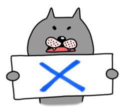 The two cats Interrogation Room sticker #4263794