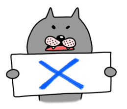 The two cats Interrogation Room sticker #4263794