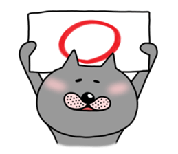 The two cats Interrogation Room sticker #4263795