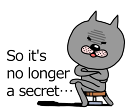 The two cats Interrogation Room sticker #4263796