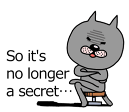 The two cats Interrogation Room sticker #4263796