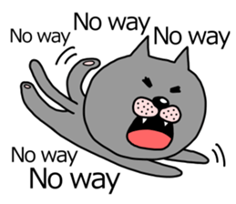 The two cats Interrogation Room sticker #4263798