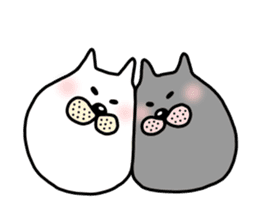 The two cats Interrogation Room sticker #4263799