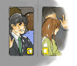 Hard office worker sticker #4264098