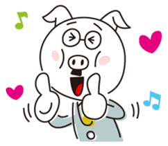 Pig general manager sticker #4264125