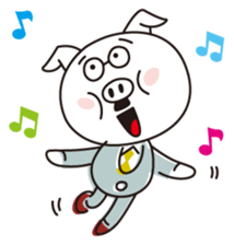 Pig general manager sticker #4264126