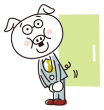 Pig general manager sticker #4264130