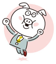 Pig general manager sticker #4264134