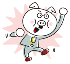 Pig general manager sticker #4264141