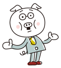 Pig general manager sticker #4264144